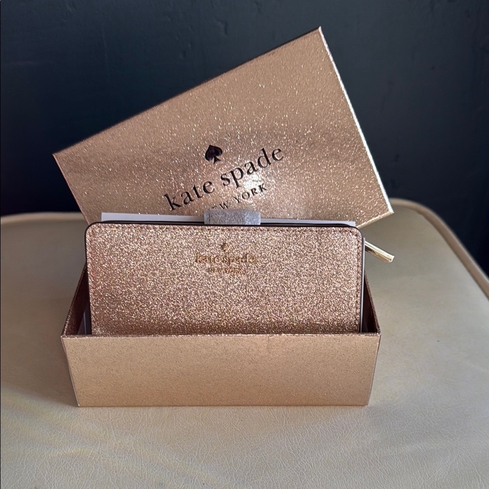 Kate Spade Sparkling Gold Wallet